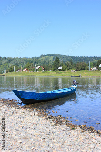 boat on the lake