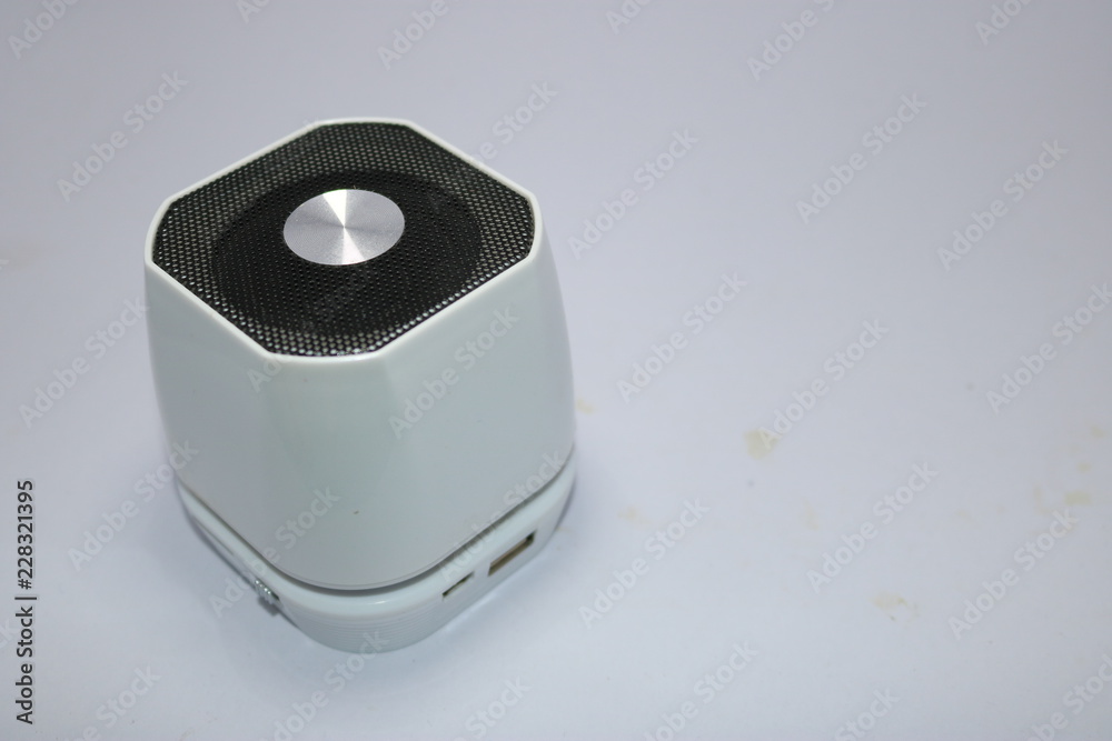 Fototapeta premium Speaker blue tooth isolated on white background