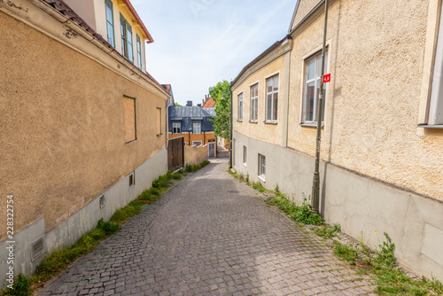 narrow street in old town