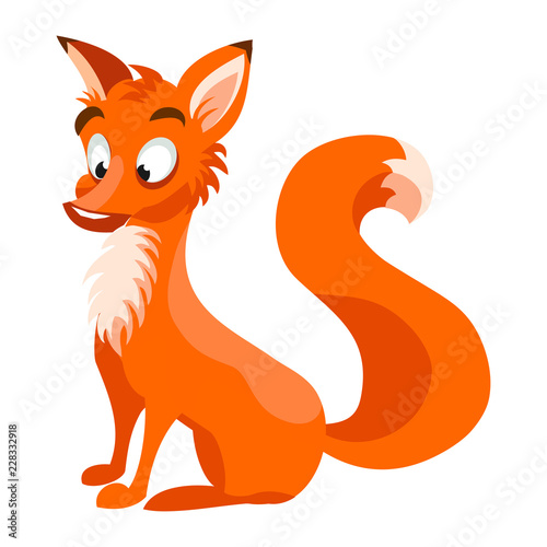 Cartoon vector fox character © ahninniah