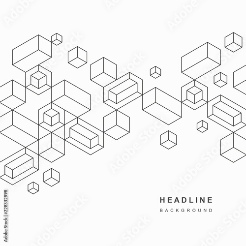 Abstract geometric technological background.