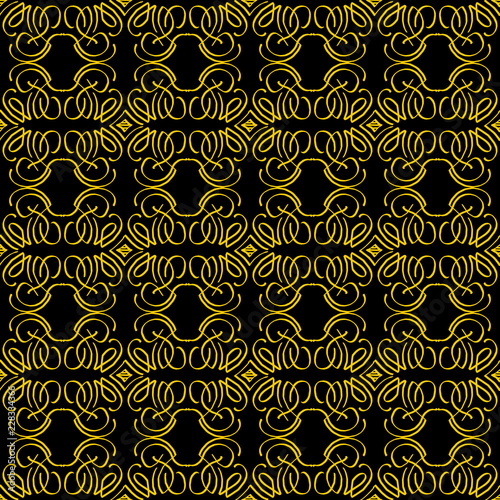 Seamless texture of geometric, floral ornament. decorative square background with hand drawn Indonesian tribal ornament. Vector illustration. Ready for textile design, fabric, and interior design.