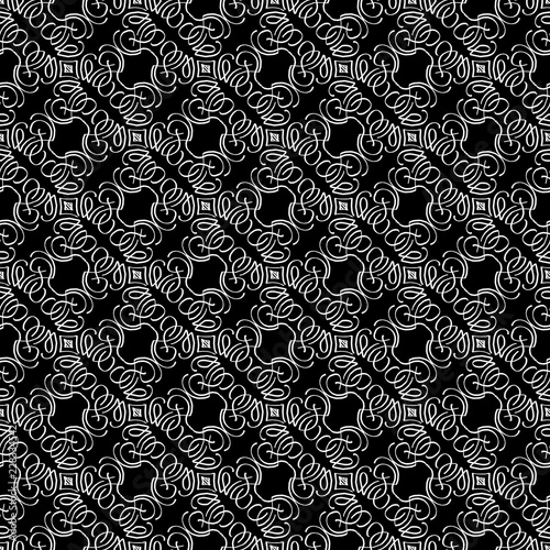 Seamless texture of geometric, floral ornament. decorative square background with hand drawn Indonesian tribal ornament. Vector illustration. Ready for textile design, fabric, and interior design.