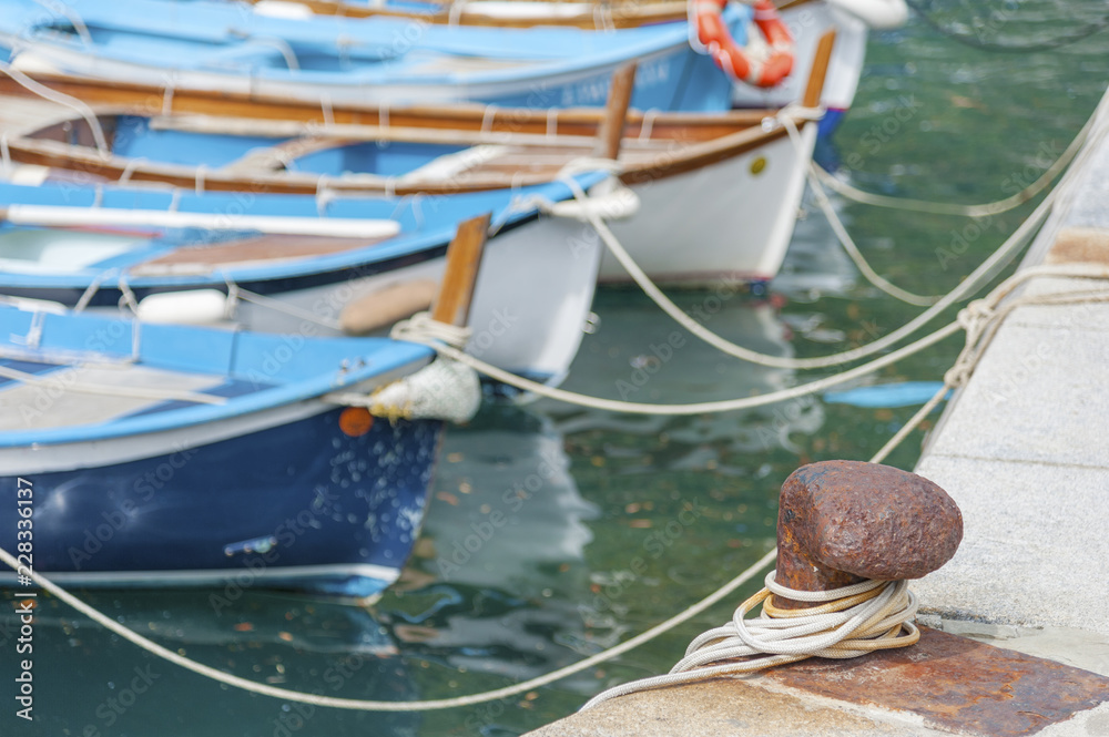 Yacht Tied To moor in Pier