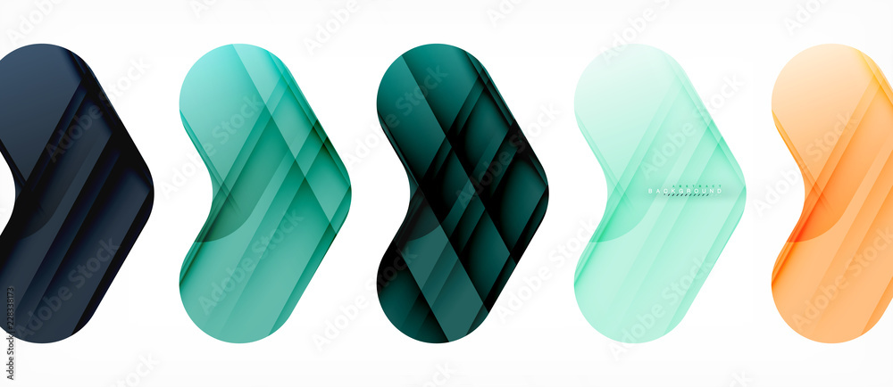 Colorful glossy arrows abstract background Colorful glossy arrows abstract background
