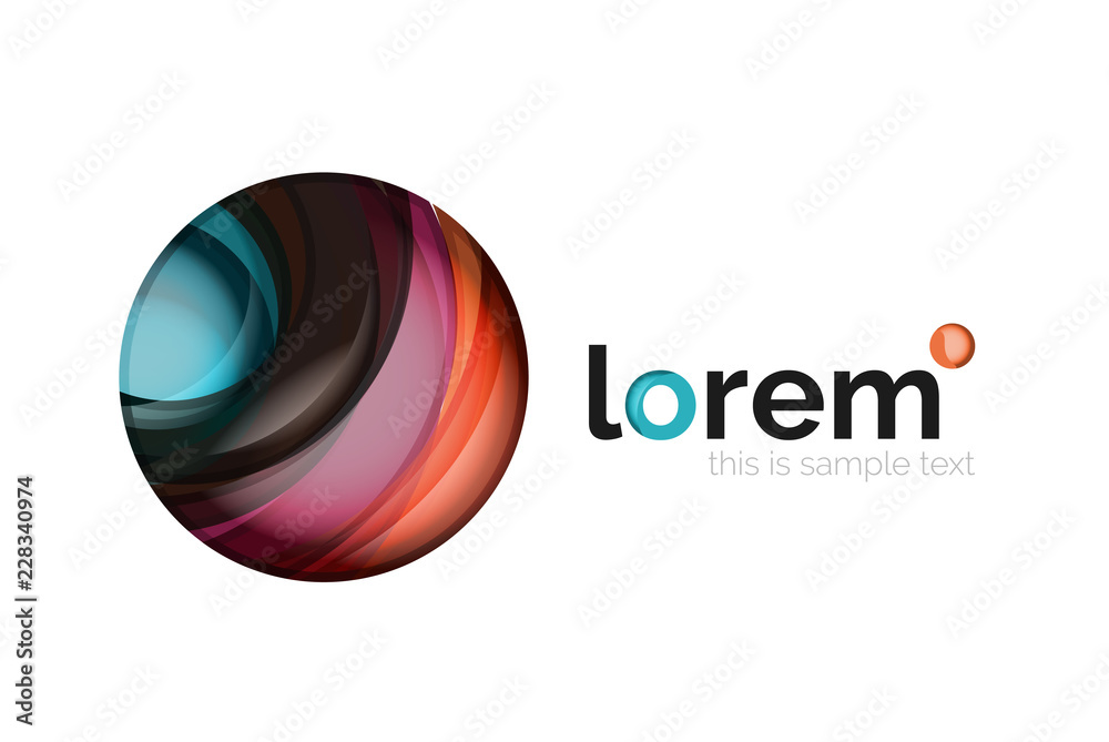 Geometric convergence vector business icon Geometric convergence vector business icon