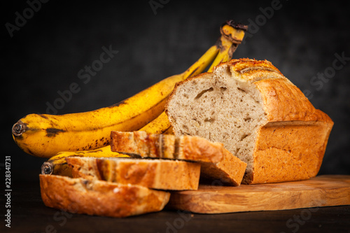 Homemade banana bread