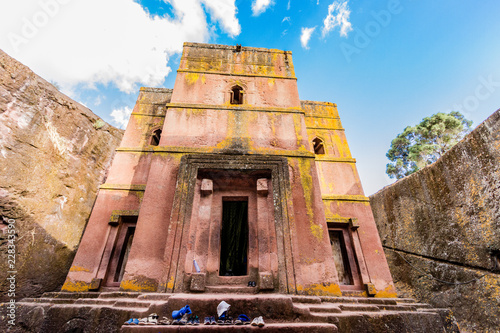 Bild auf Leinwand Rock Hewn Churches of Lalibela, Ethiopia