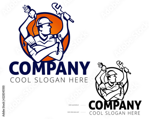Construction and Maintenance Logo