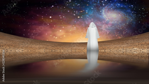 Photography White Monk