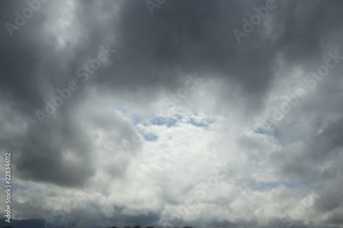 dramatic sky with clouds