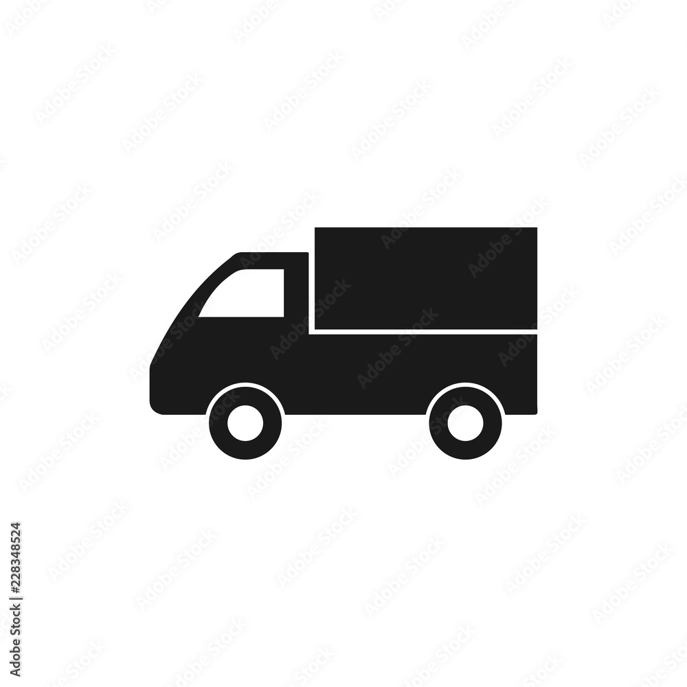 Truck icon. Delivery icon. Fast shipping delivery truck flat icon for apps and web. Truck icon. Delivery icon. Fast shipping delivery truck flat icon for apps and web.