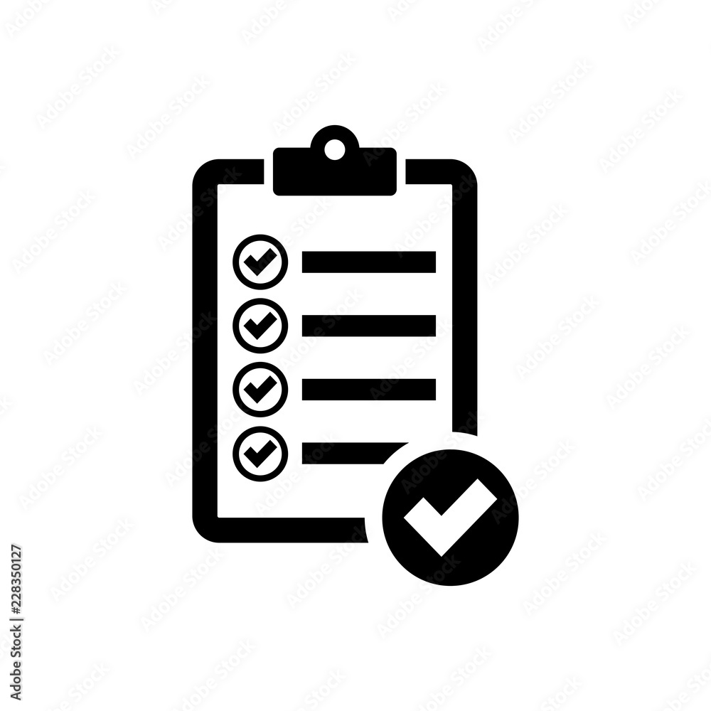 checklist icon. checklist checkboard icon vector checklist icon. checklist checkboard icon vector