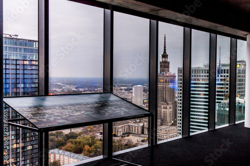 Panorama miasta Warszawa photo