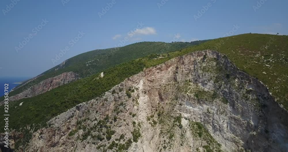 Aerial of Coastal Greece Aerial of Coastal Greece
