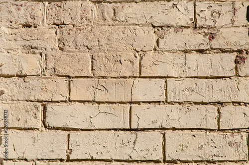 white wall texture background for Old white brick wall rough surface.