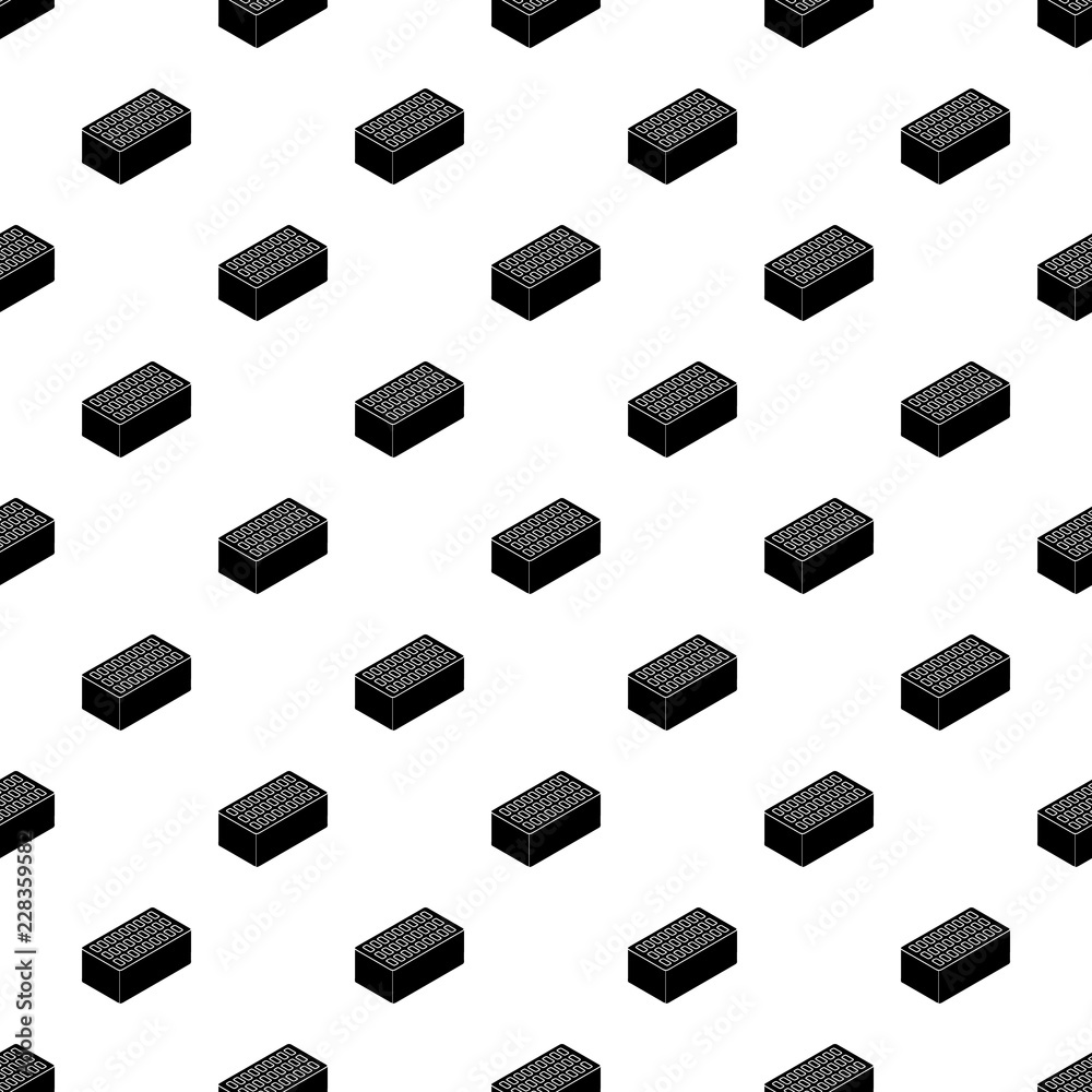 Brick pattern vector seamless repeating for any web design