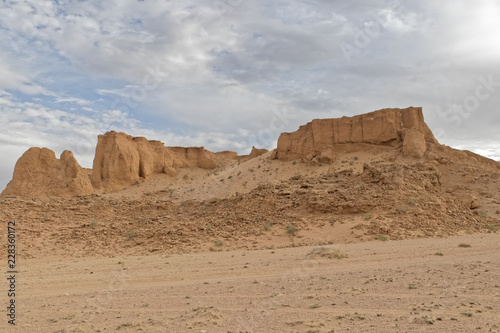 Sandy  desert rocks.