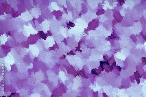3d rendering of purple impasto canvas