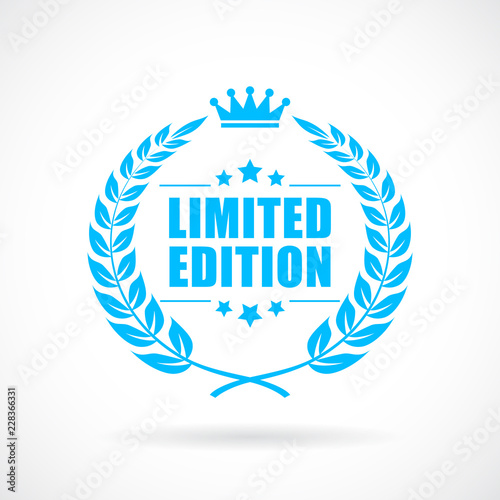 Vector emblem limited edition