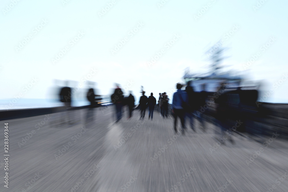 Fototapeta premium Passeggiata al molo