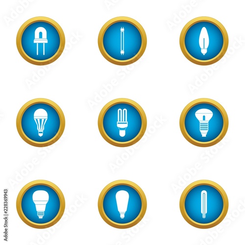Ignite icons set. Flat set of 9 ignite vector icons for web isolated on white background