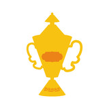 trophy award cup isolated icon