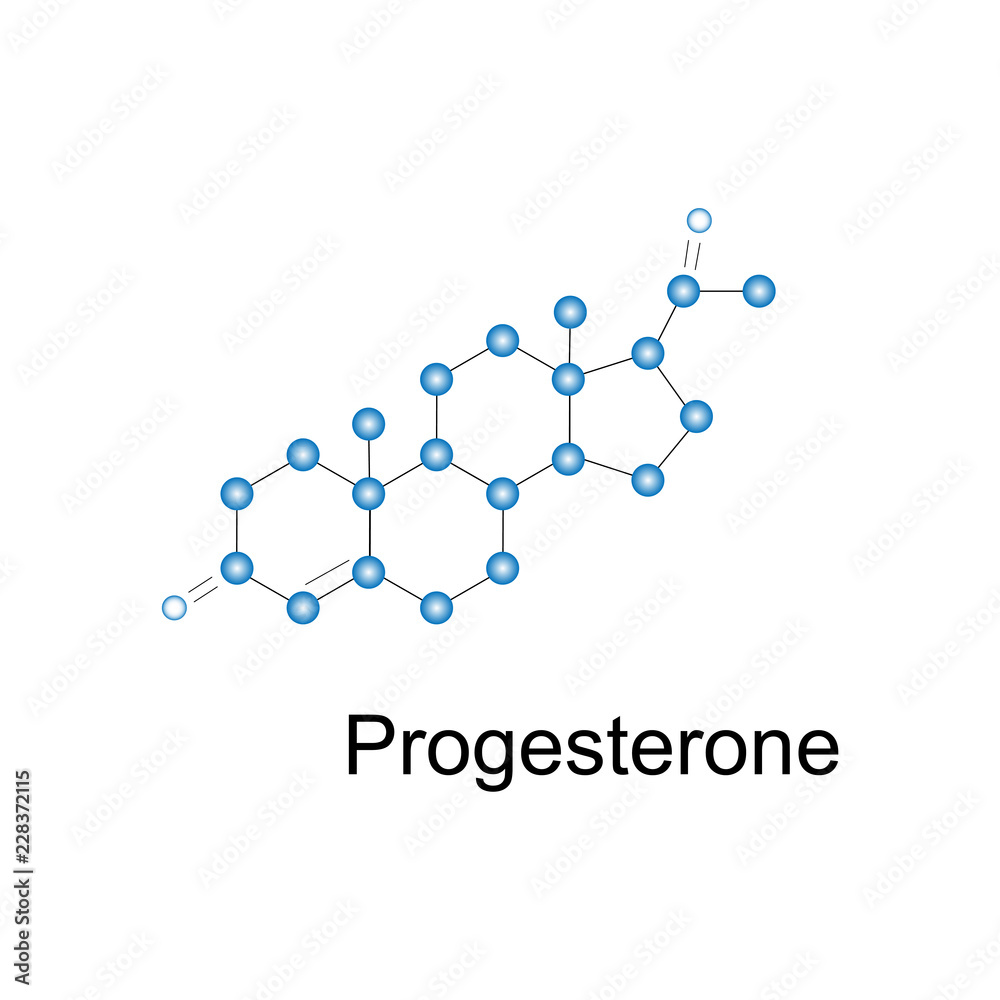 Progesterone molecule Progesterone molecule