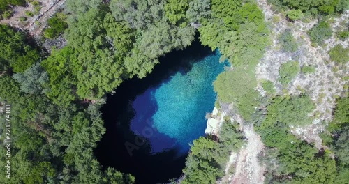 Aerial of Coastal Greece, Lixuri, Kefallinia photo