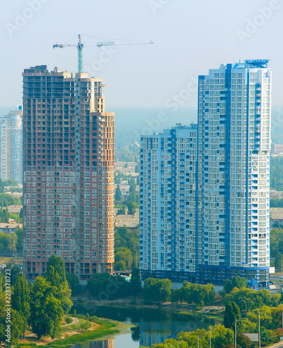 Modern consrtuction site