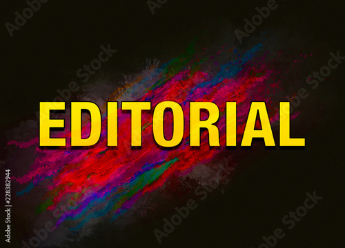 Editorial colorful paint abstract background