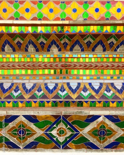 Colorful decoration in Thailand temple