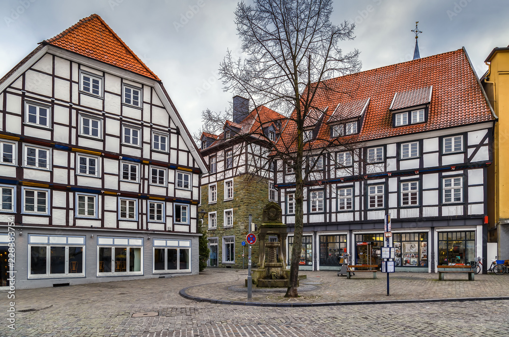 Square in Soest, Germany Square in Soest, Germany