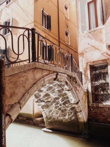 Venice bridge beautiful day italy