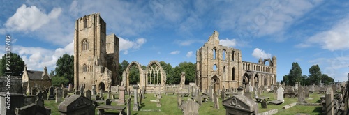 ruins of Elgin Cathedral in Edlin in nortern Scotland in United Kingdom