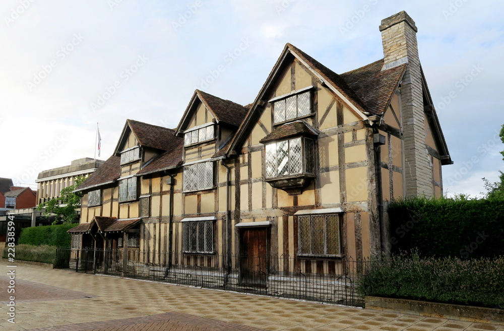 Shakespeare's Birthplace in Stratford upon Avon in England in United Kingdom Shakespeare's Birthplace in Stratford upon Avon in England in United Kingdom