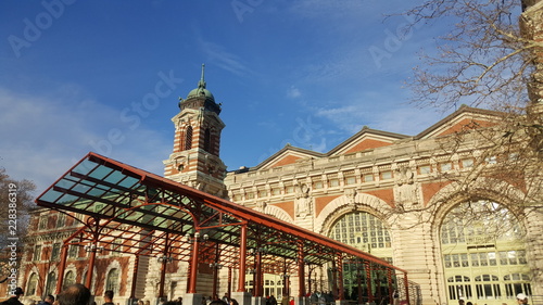 Tableau sur toile The Entrance to Ellis Island