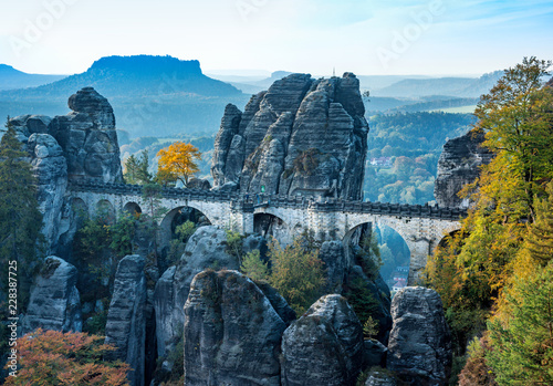 Basteibrücke in der Sächsischen Schweiz 

 photo