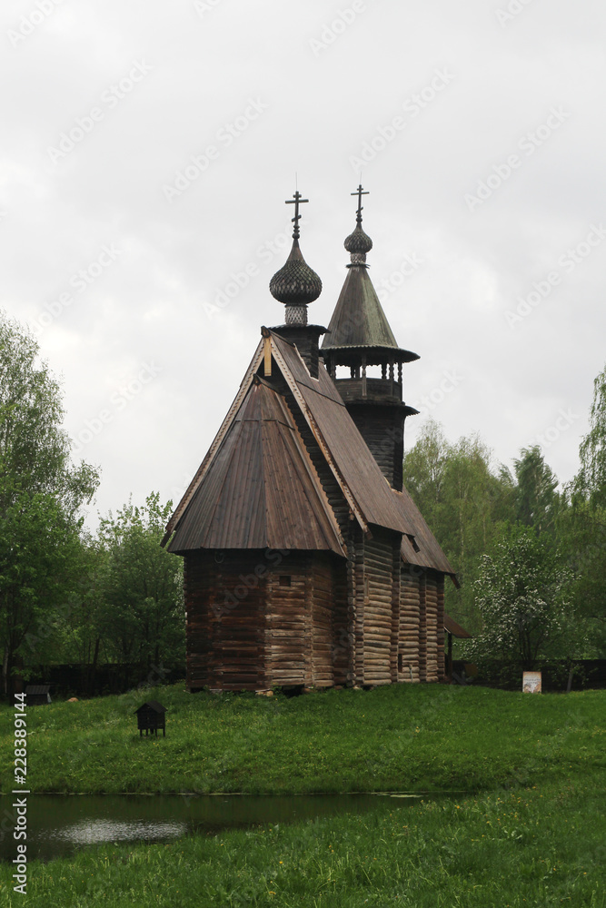 Kostromskaya sloboda museum in Kostroma, Russia Kostromskaya sloboda museum in Kostroma, Russia