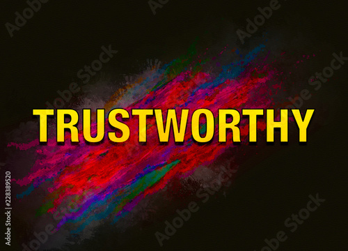 Photography Trustworthy colorful paint abstract background
