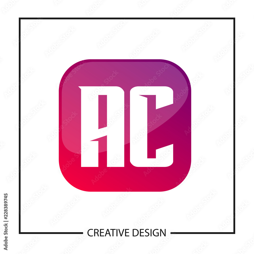 Initial Letter AC Logo Template Initial Letter AC Logo Template