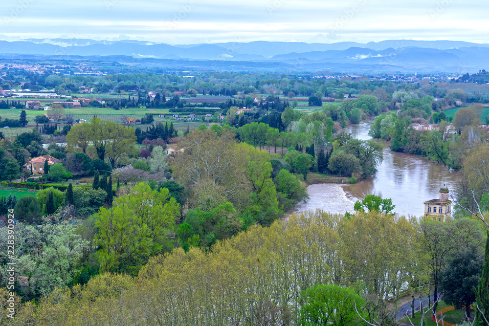Landscape by Beziers, France