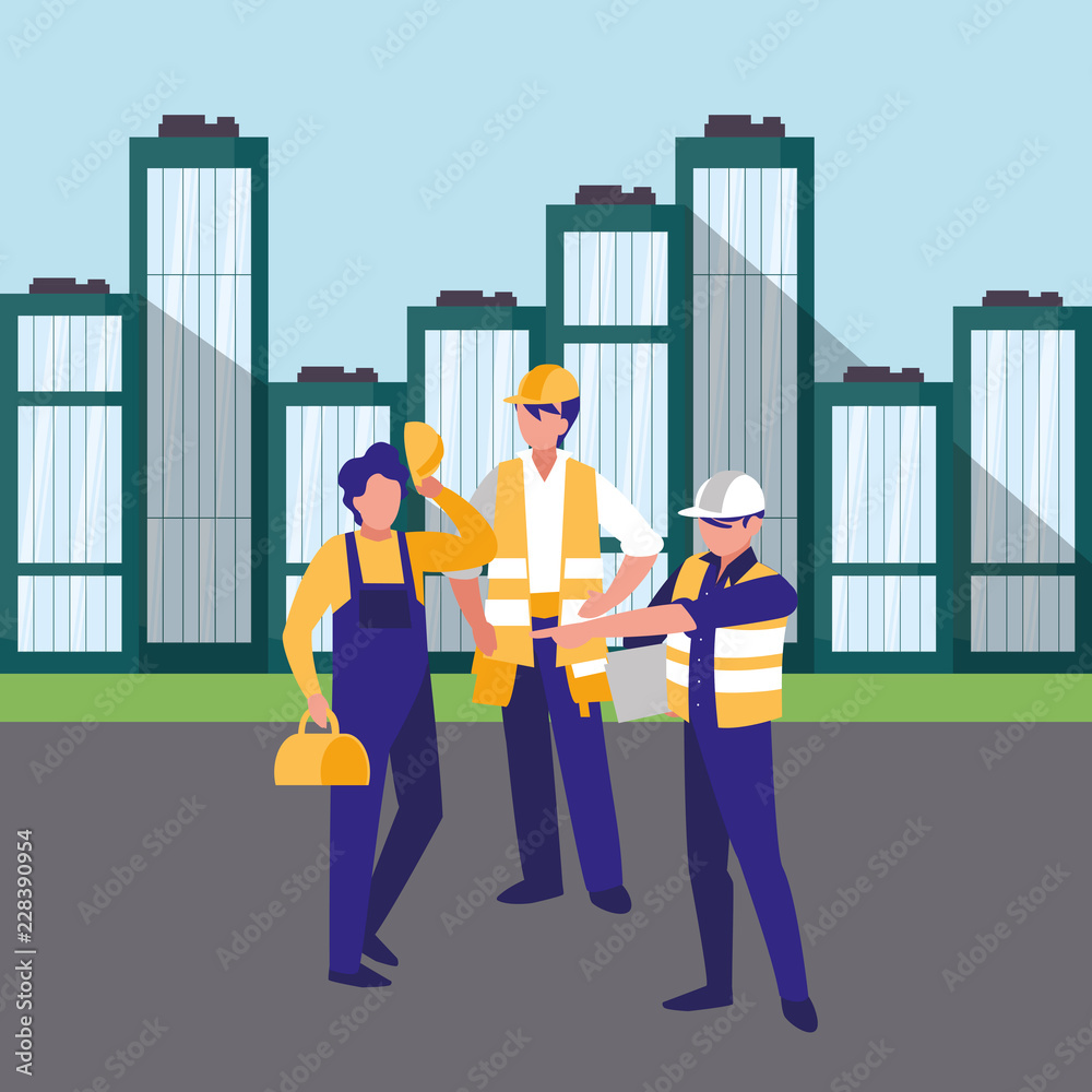 construction workers design construction workers design