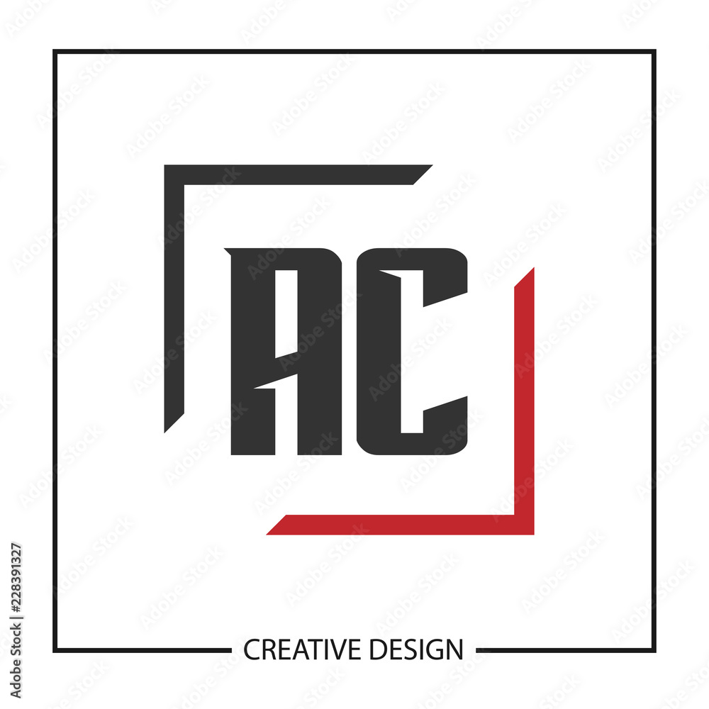 Initial Letter AC Logo Template Initial Letter AC Logo Template