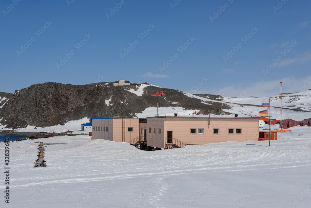 Bellingshausen Russian Antarctic research station on King George island