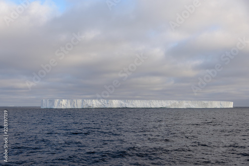 Tabular iceberg in Antarctic sea