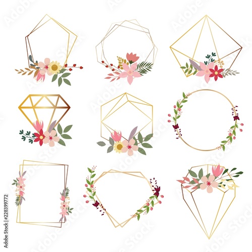floral frames 