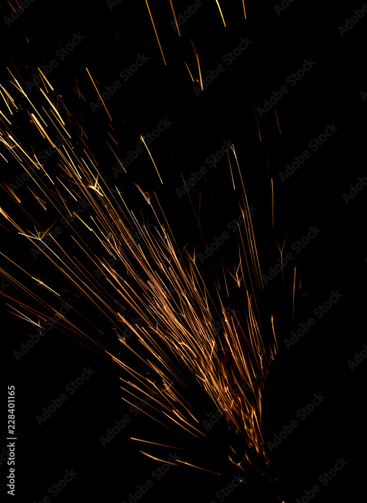Bulgarian spark on black background Bulgarian spark on black background