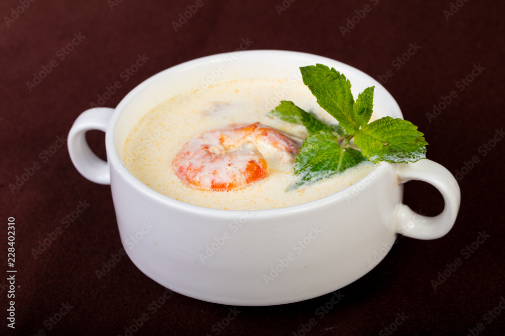 Prawn cream soup Prawn cream soup