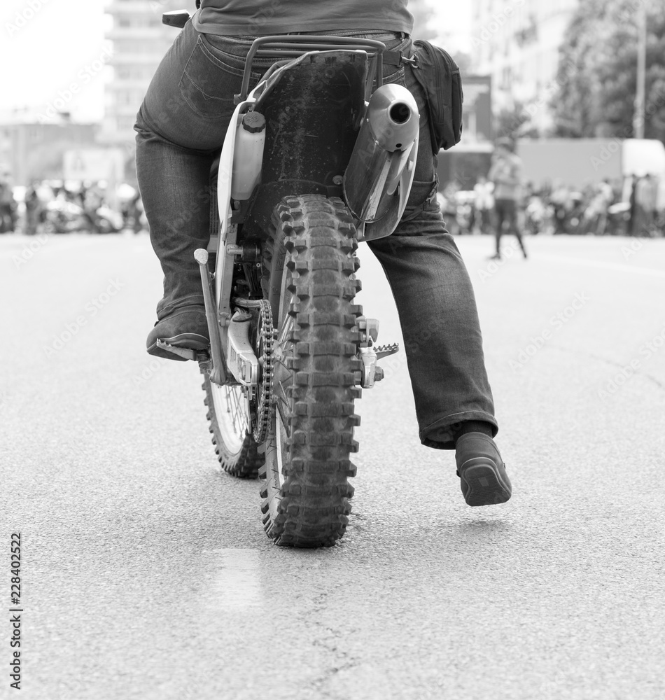 Naklejka premium motorcycle bike